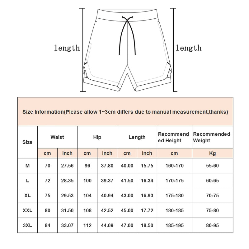Short Masculino 2 em 1  – Praticidade e Estilo no Seu Treino!