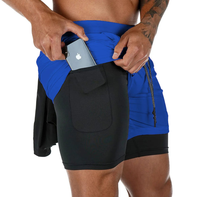 Short Masculino 2 em 1  – Praticidade e Estilo no Seu Treino!